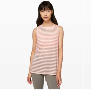 Lululemon Meet Halfway Tank *Striped NWT